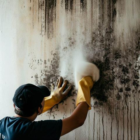 تنظيف الجدران من العفن والرطوبة بمكونات سحرية موجودة في المنزل