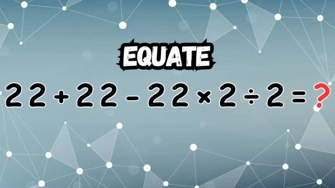 تحدي رياضي صعب.. قم بإيجاد ناتج حل المسألة الآتية في خلال 12 ثانية دون آلة حاسبة
