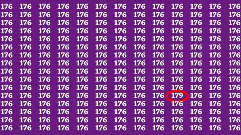 هل يُمكنك رؤية رقم آخر غير الـ 176 في الصورة؟.. اختبر حدة نظرك في غضون 11 ثانية فقط