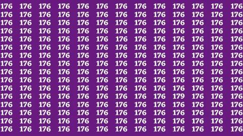 هل يُمكنك رؤية رقم آخر غير الـ 176 في الصورة؟.. اختبر حدة نظرك خلال 11 ثانية