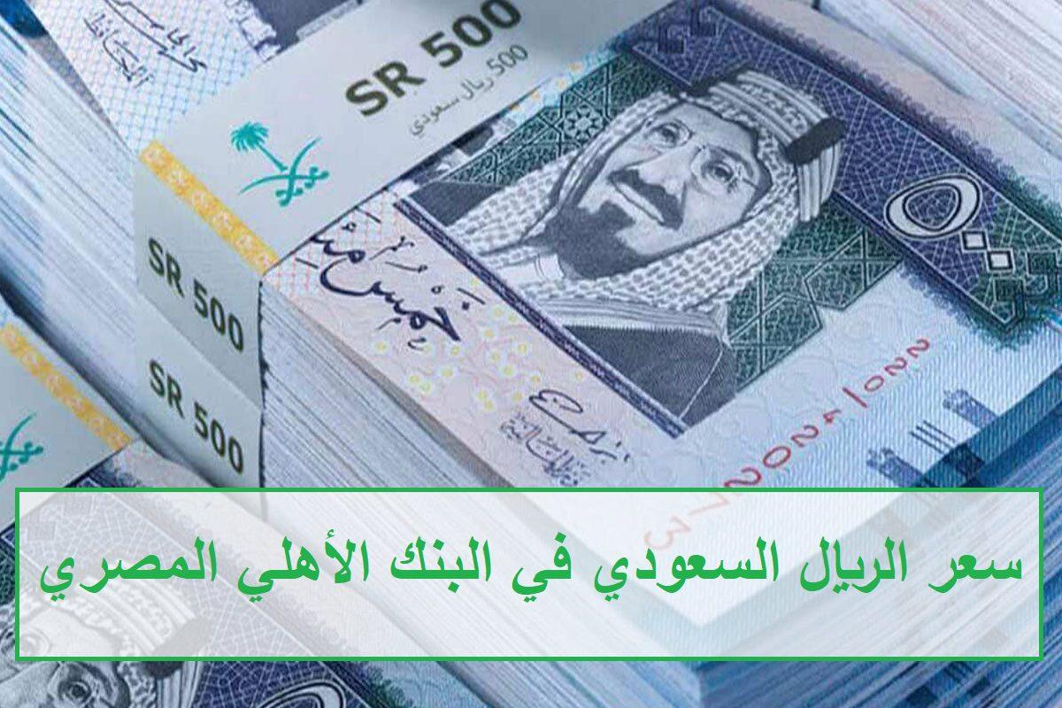 سعر الريال السعودي في البنك الأهلي المصري الشراء والبيع من تاريخ 9 مايو حتى 5 يونيو 2023